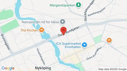 Apartments for rent i Nyköping - kort over placeringen
