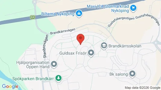 Apartments for rent i Nyköping - kort over placeringen