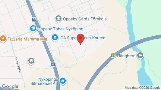 Apartments for rent i Nyköping - kort over placeringen