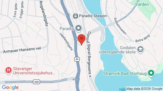 Apartments for rent i Stavanger - kort over placeringen