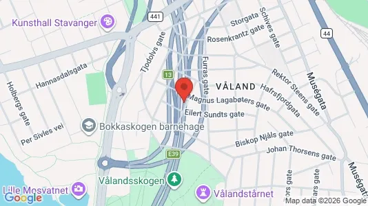 Apartments for rent i Stavanger - kort over placeringen