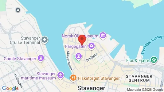 Apartments for rent i Stavanger - kort over placeringen