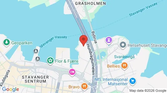 Apartments for rent i Stavanger - kort over placeringen