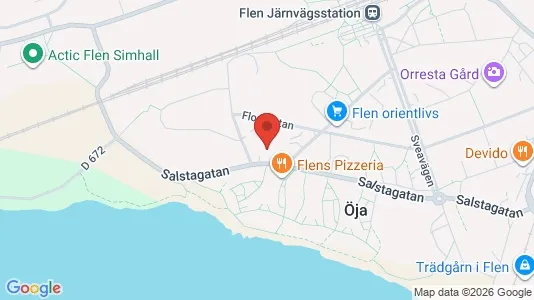 Apartments for rent i Flen - kort over placeringen