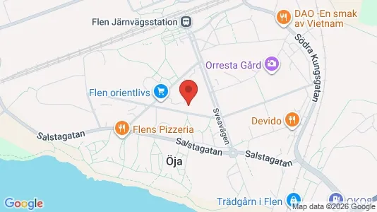 Apartments for rent i Flen - kort over placeringen