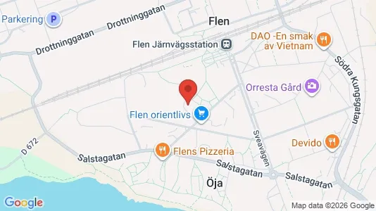 Apartments for rent i Flen - kort over placeringen