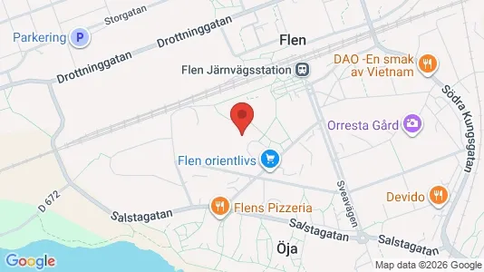 Apartments for rent i Flen - kort over placeringen
