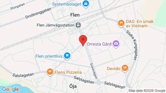 Apartments for rent i Flen - kort over placeringen