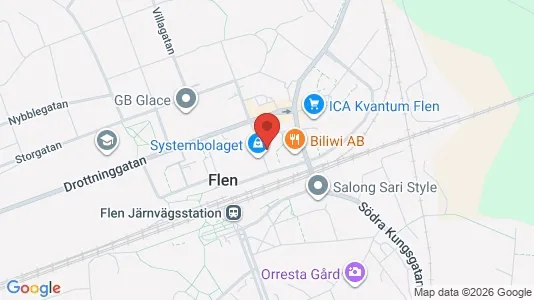 Apartments for rent i Flen - kort over placeringen