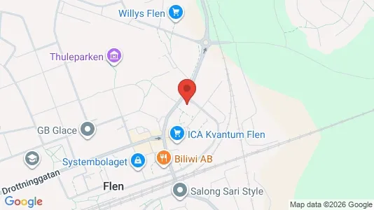 Apartments for rent i Flen - kort over placeringen
