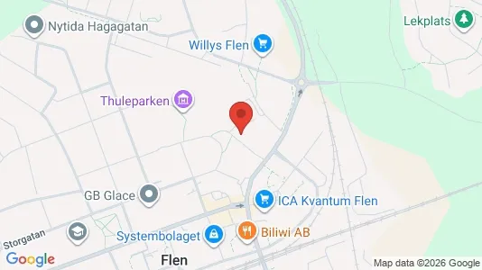 Apartments for rent i Flen - kort over placeringen