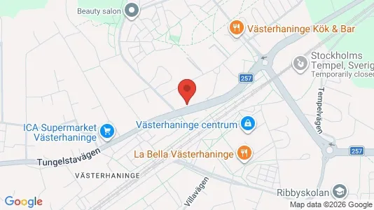 Apartments for rent i Haninge - kort over placeringen