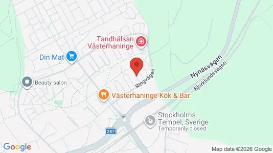 Apartments for rent i Haninge - kort over placeringen