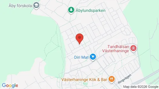 Apartments for rent i Haninge - kort over placeringen