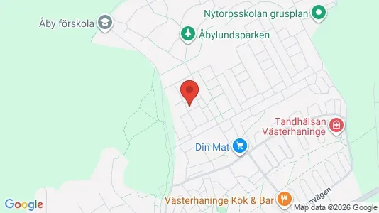 Apartments for rent i Haninge - kort over placeringen