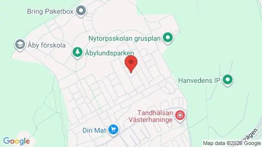 Apartments for rent i Haninge - kort over placeringen