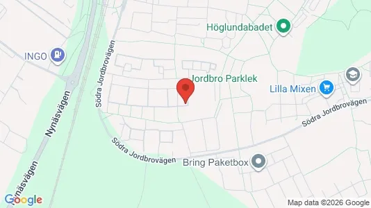 Apartments for rent i Haninge - kort over placeringen