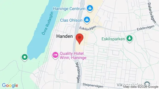Apartments for rent i Haninge - kort over placeringen