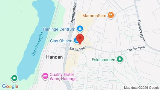 Apartments for rent i Haninge - kort over placeringen