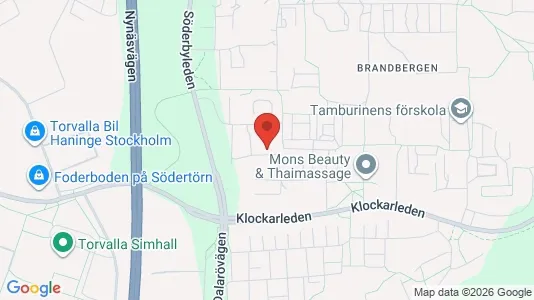 Apartments for rent i Haninge - kort over placeringen