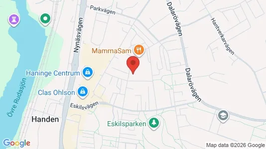 Apartments for rent i Haninge - kort over placeringen