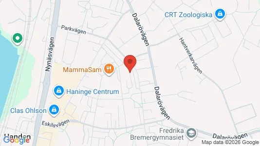 Apartments for rent i Haninge - kort over placeringen