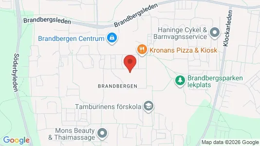 Apartments for rent i Haninge - kort over placeringen