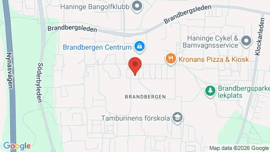 Apartments for rent i Haninge - kort over placeringen