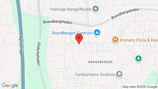 Apartments for rent i Haninge - kort over placeringen
