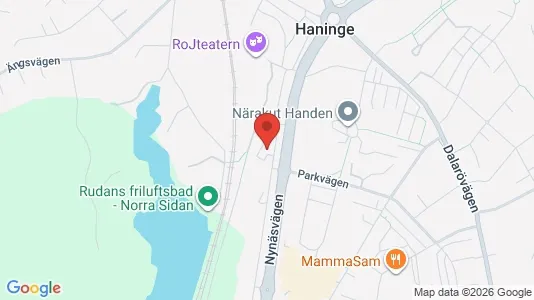 Apartments for rent i Haninge - kort over placeringen