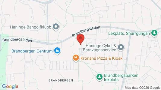 Apartments for rent i Haninge - kort over placeringen