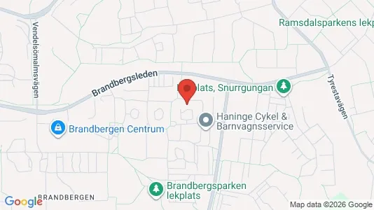 Apartments for rent i Haninge - kort over placeringen