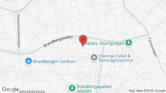 Apartments for rent i Haninge - kort over placeringen