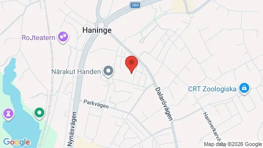Apartments for rent i Haninge - kort over placeringen