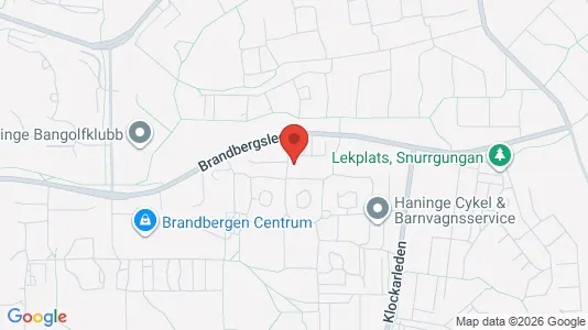 Apartments for rent i Haninge - kort over placeringen