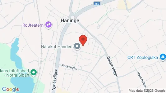 Apartments for rent i Haninge - kort over placeringen