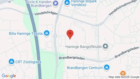 Apartments for rent i Haninge - kort over placeringen