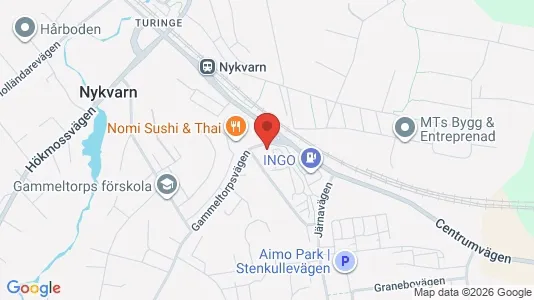 Apartments for rent i Nykvarn - kort over placeringen