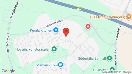 Apartments for rent i Södertälje - kort over placeringen