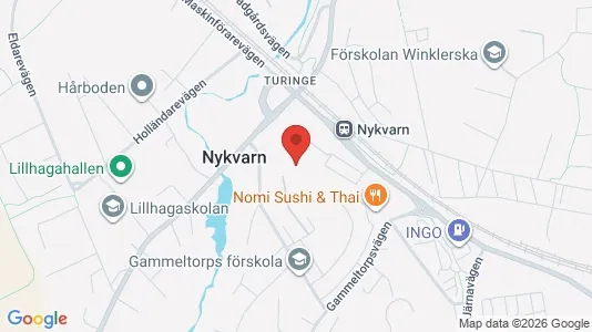 Apartments for rent i Nykvarn - kort over placeringen