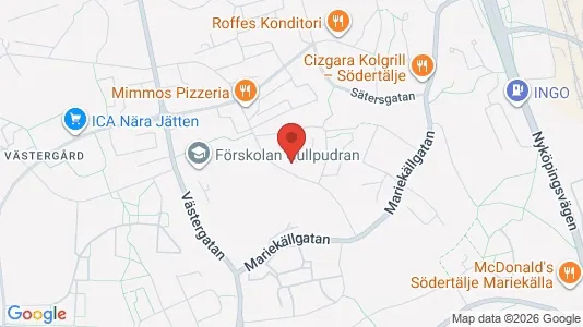Apartments for rent i Södertälje - kort over placeringen