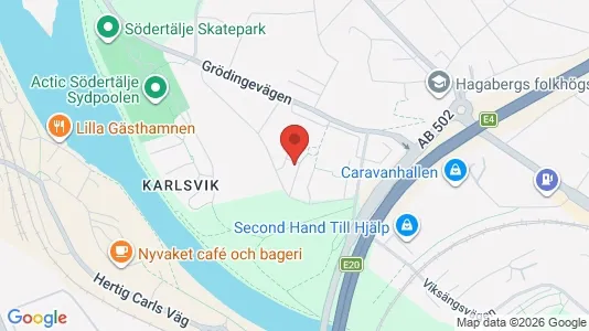 Apartments for rent i Södertälje - kort over placeringen