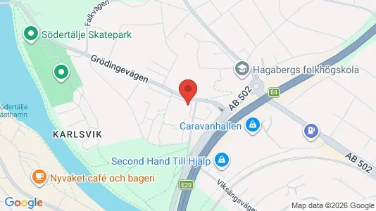 Apartments for rent i Södertälje - kort over placeringen