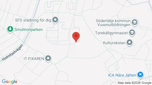 Apartments for rent i Södertälje - kort over placeringen