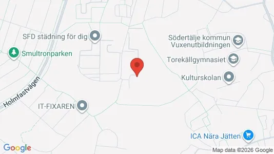 Apartments for rent i Södertälje - kort over placeringen