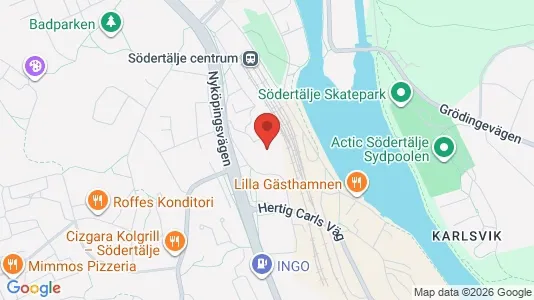 Apartments for rent i Södertälje - kort over placeringen