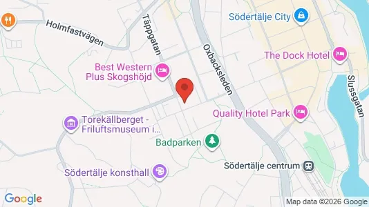 Apartments for rent i Södertälje - kort over placeringen