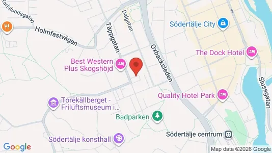 Apartments for rent i Södertälje - kort over placeringen