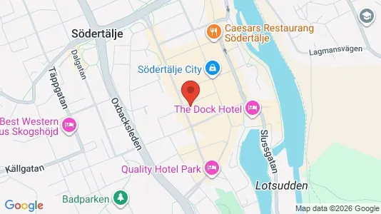 Apartments for rent i Södertälje - kort over placeringen