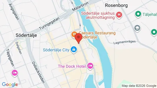 Apartments for rent i Södertälje - kort over placeringen